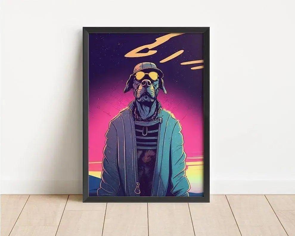 Snop Dongo Dogg - Cyberpunk Bild - Wandschmuck-Shop.de