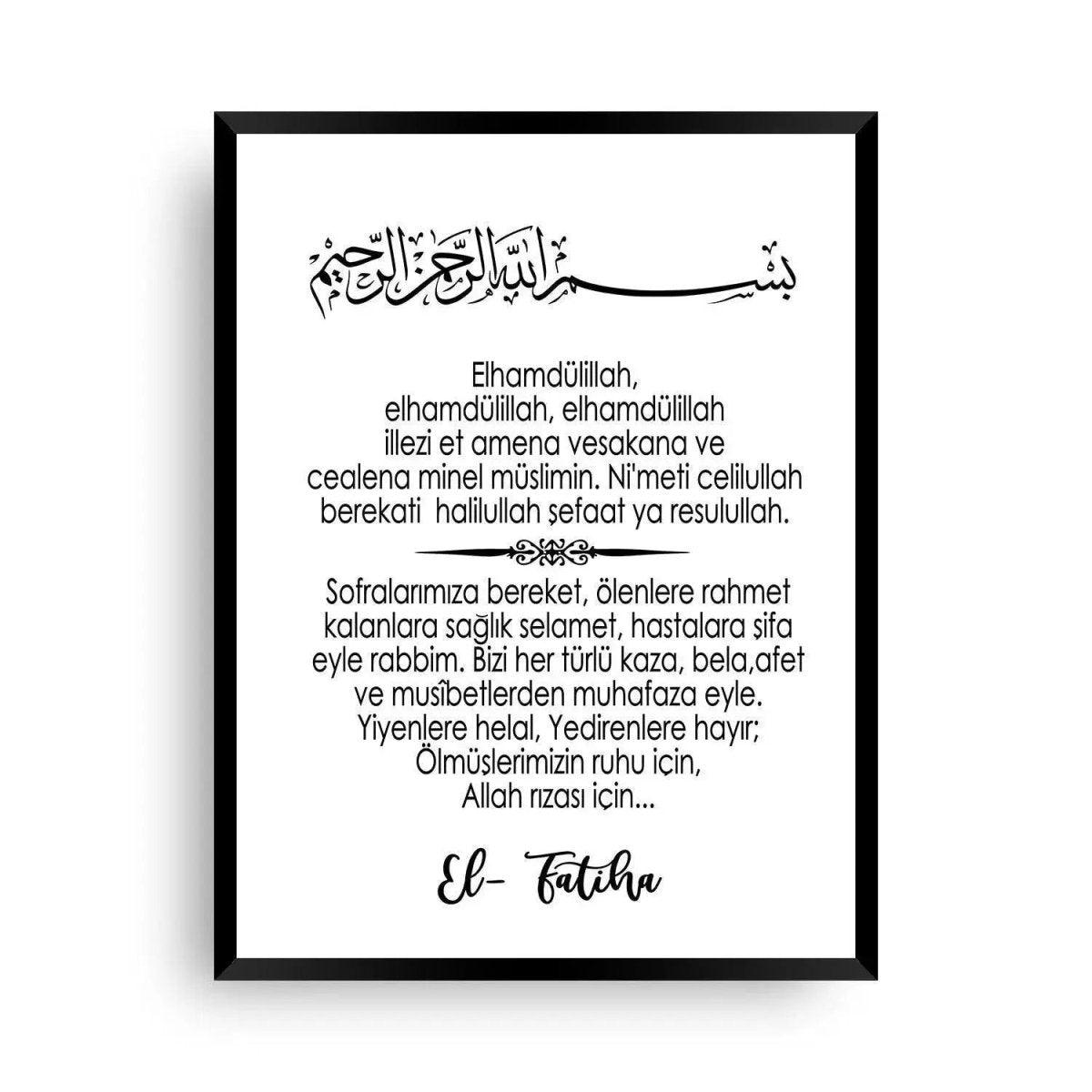 Sofra duas - Küchenposter Islam - Wandschmuck-Shop.de