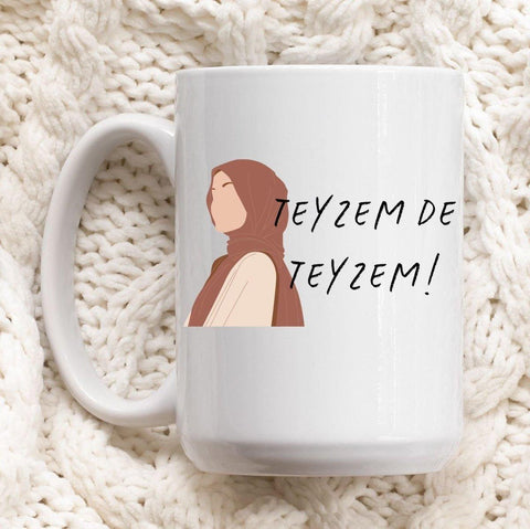 Teyzemde Teyzem Hijabi - Tasse - Wandschmuck-Shop.de