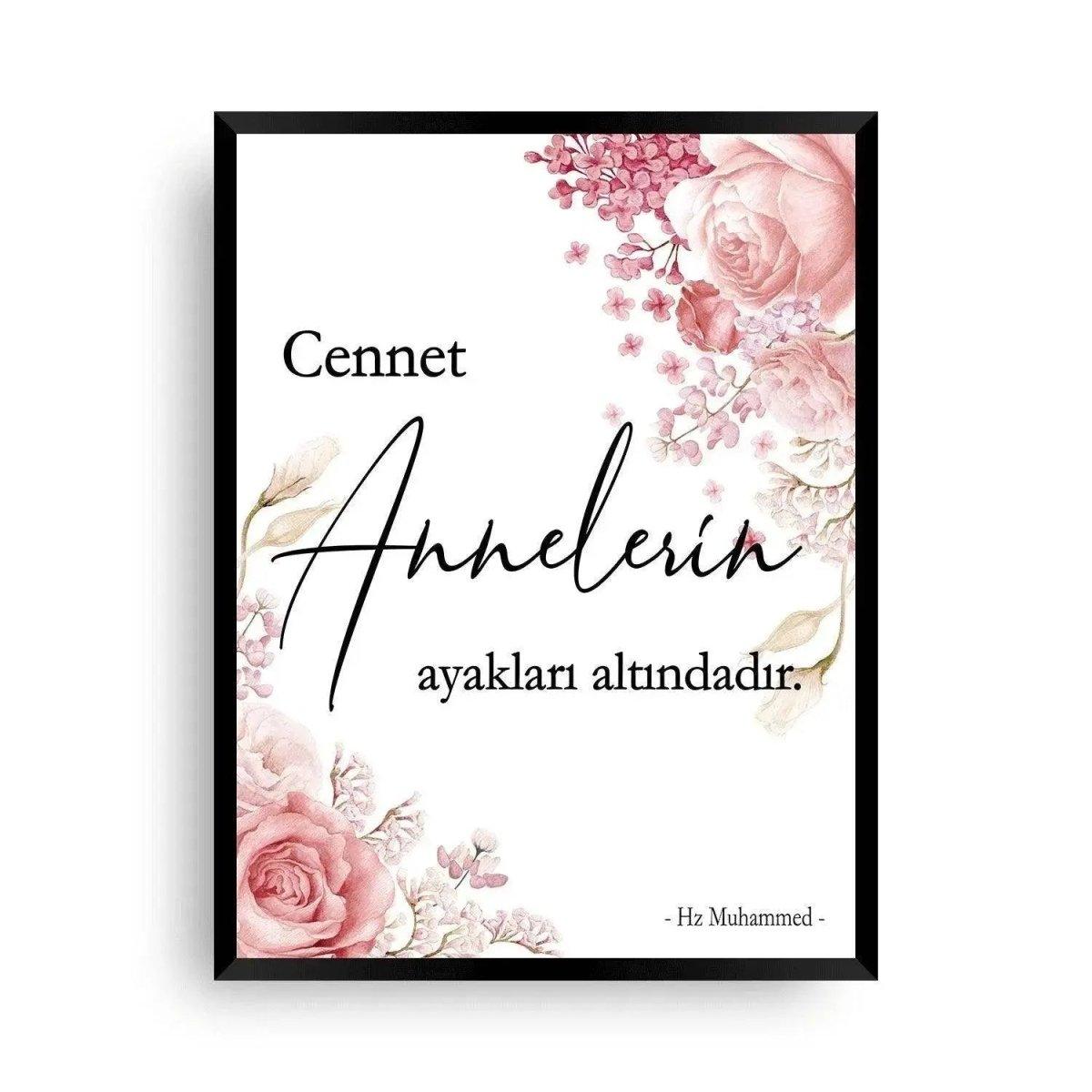 Wallart Anne Cennet - Mutter, das Paradies auf Erden - Wandschmuck-Shop.de