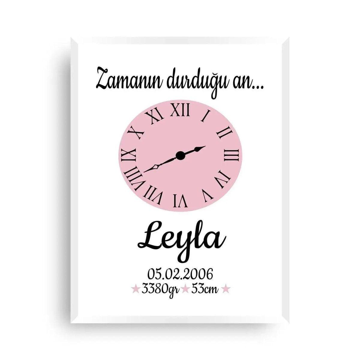 Zamanin durdugu - Baby Poster - Wandschmuck-Shop.de