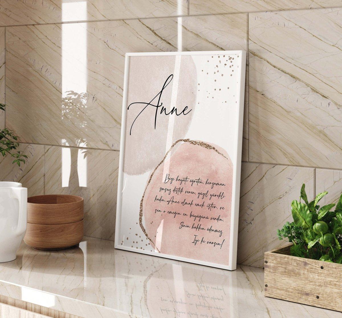 Anne | Gold Rosé - Wandschmuck-Shop.de