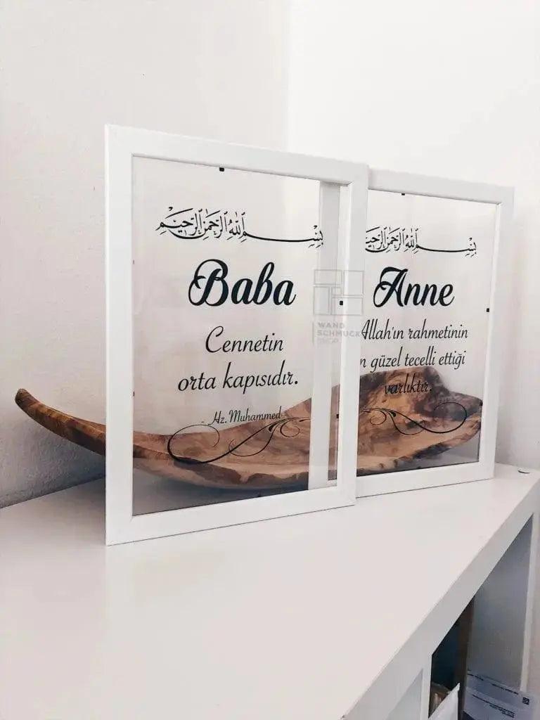 Anne und Baba | Set - Elternliebe vereint - Wandschmuck-Shop.de