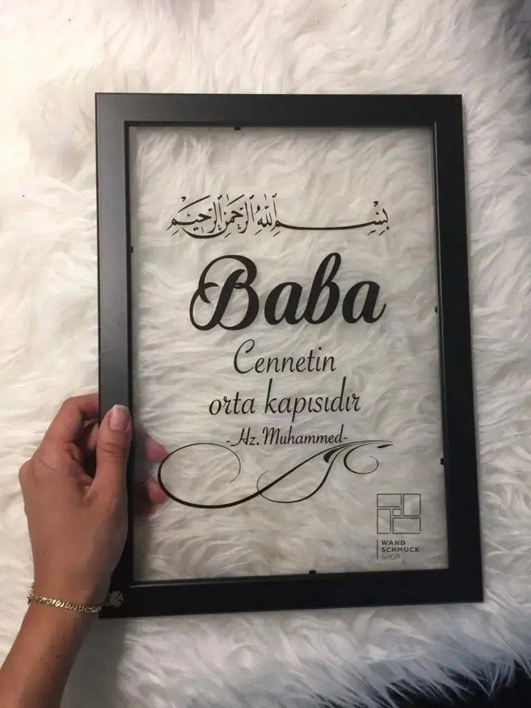 Bild Vater - Babaya hedyie - Wandschmuck-Shop.de