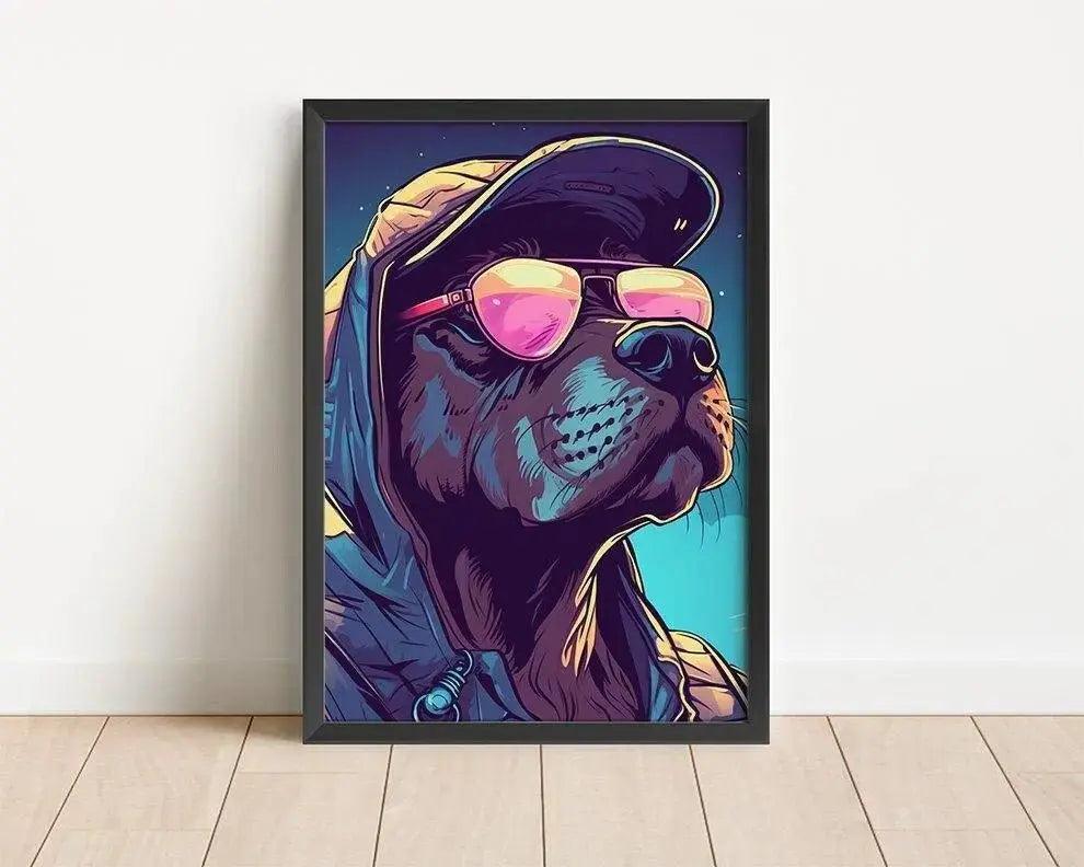 Doogle - Cyberpunk Bild - Wandschmuck-Shop.de