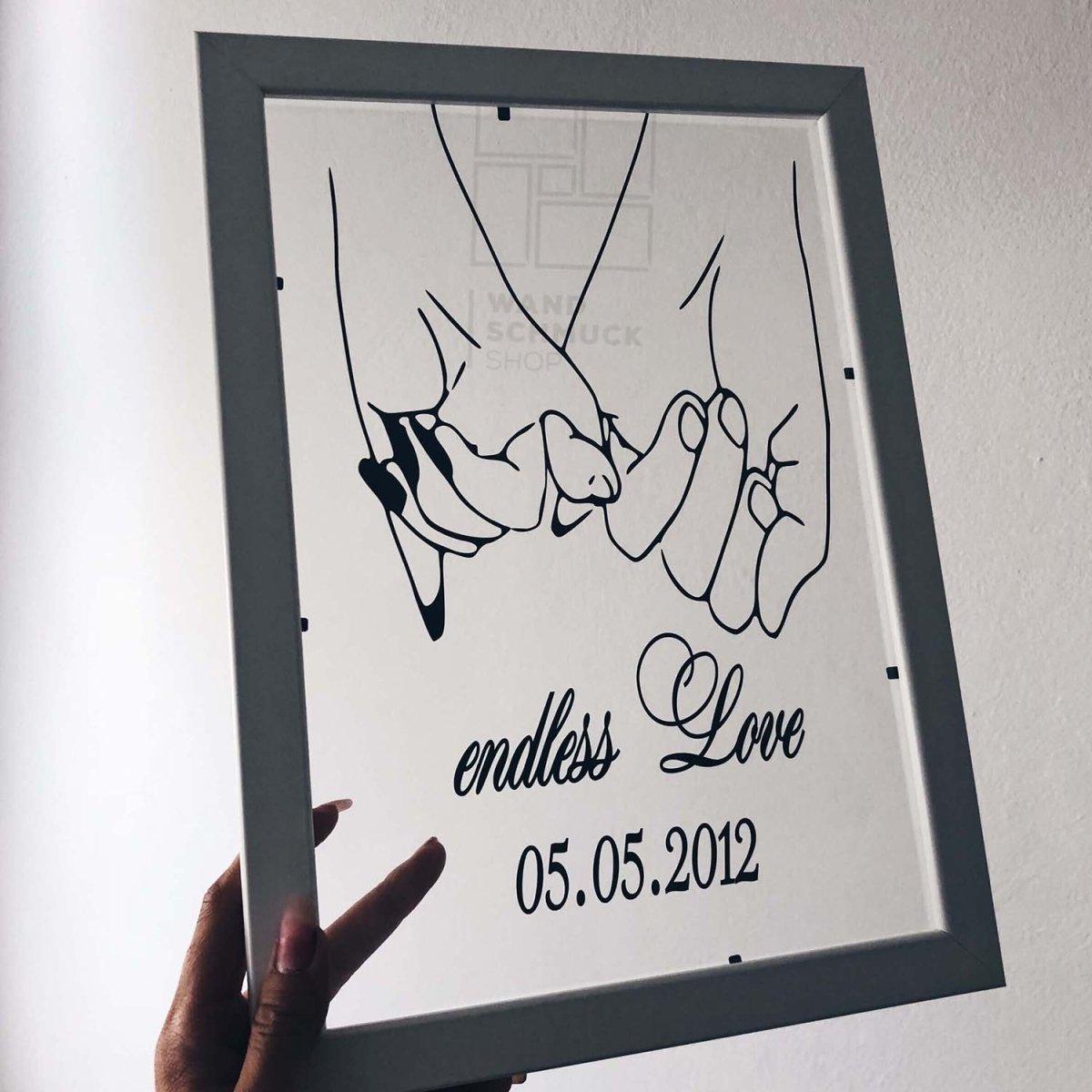 Endless Love | Valentinstaggeschenk mann - Wandschmuck-Shop.de