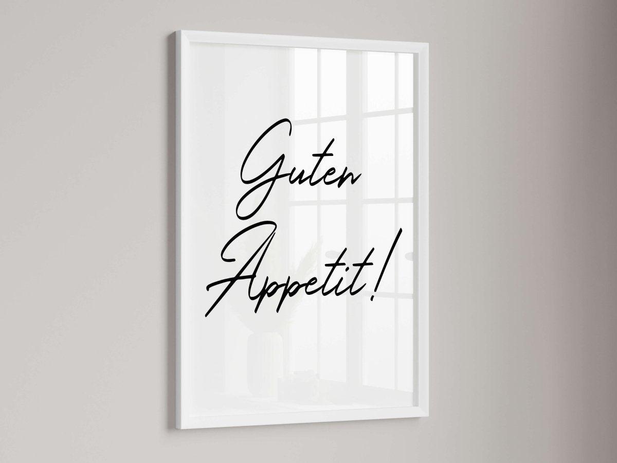 Guten Appetit | Ein Poster für die Küche - Wandschmuck-Shop.de