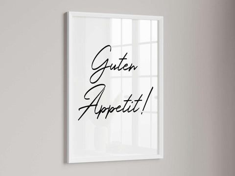 Guten Appetit | Ein Poster für die Küche - Wandschmuck-Shop.de