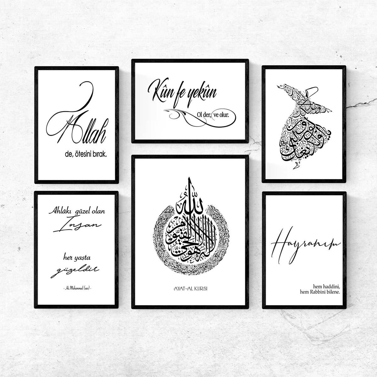 Islamic Set Mevlana | 6 teilig - Wandschmuck-Shop.de