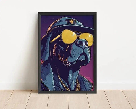 Mason Dongo | Hundeposter | Pop art | Wanddekoration - Wandschmuck-Shop.de