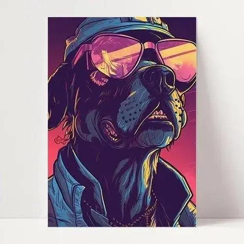 Morris Dongo | Hundeposter | Pop art | Wand Deko Ideen - Wandschmuck-Shop.de