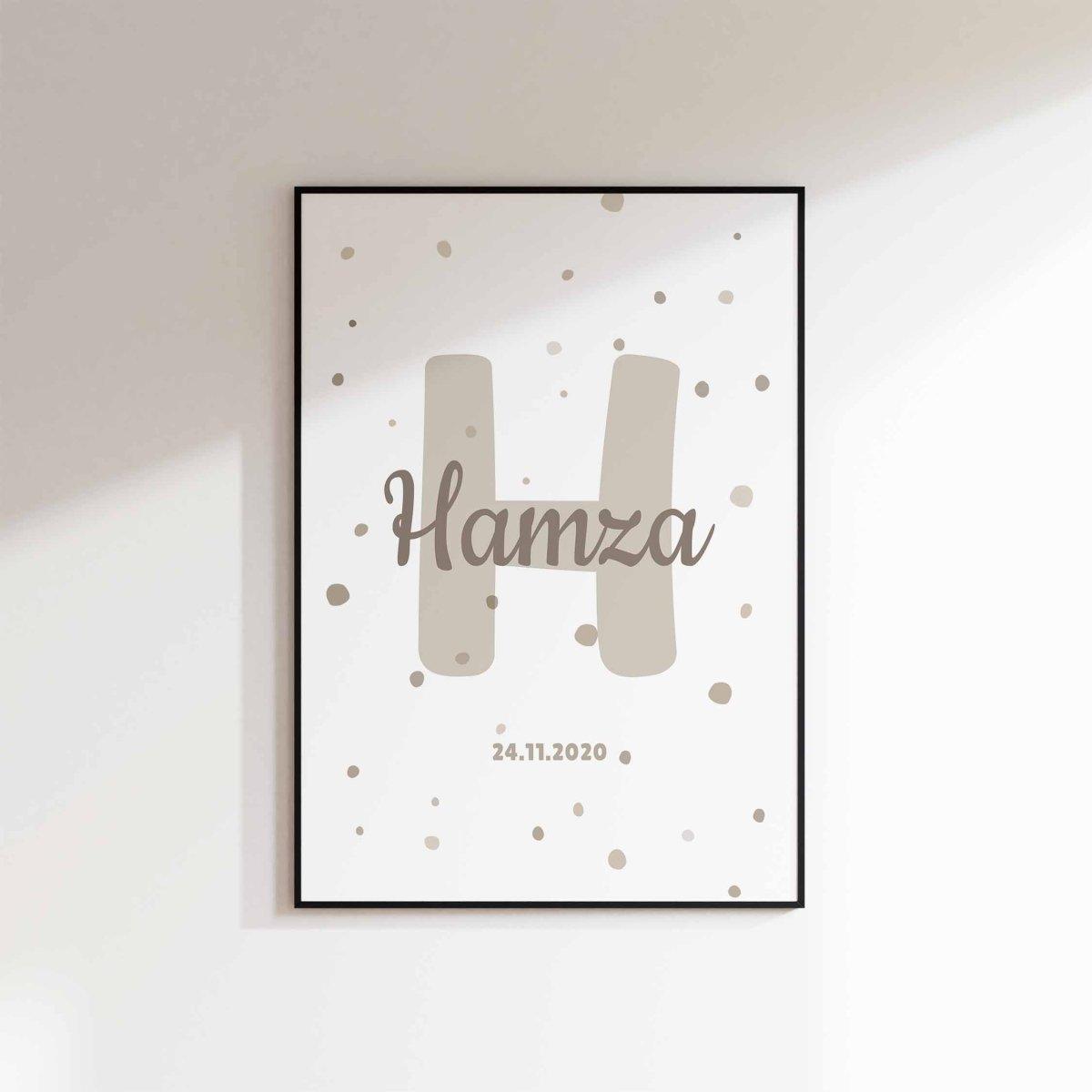 Namensbild doodle | Kleinkinder - Wandschmuck-Shop.de