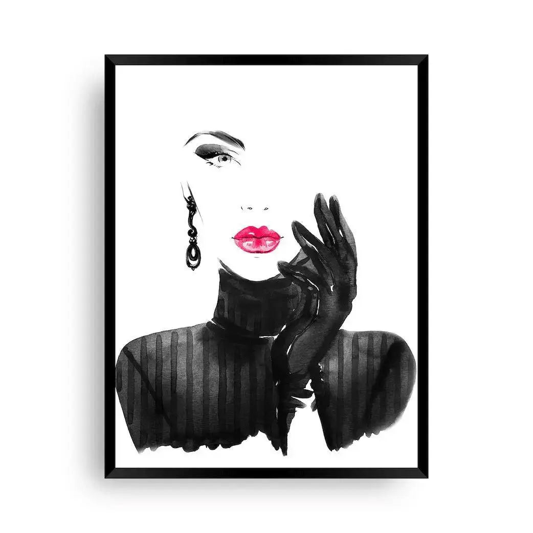 Poster Diva Kalligraphie - Wandschmuck-Shop - Wandschmuck-Shop.de