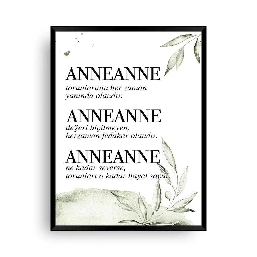 Wandbild Anneanne - Großmutter im Fokus - Wandschmuck-Shop.de